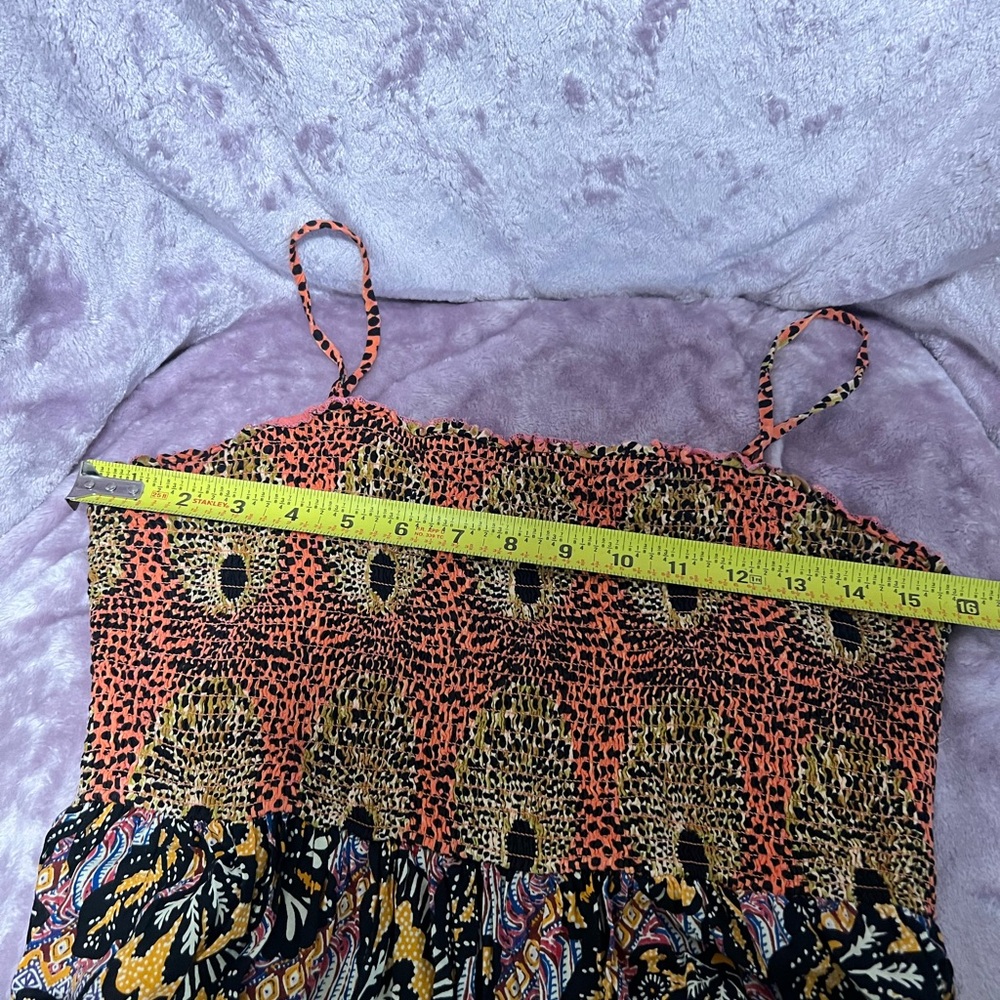 Anthropologie Jamila Smocked Maxi Print Dress ~ Size M - Picture 9 of 12